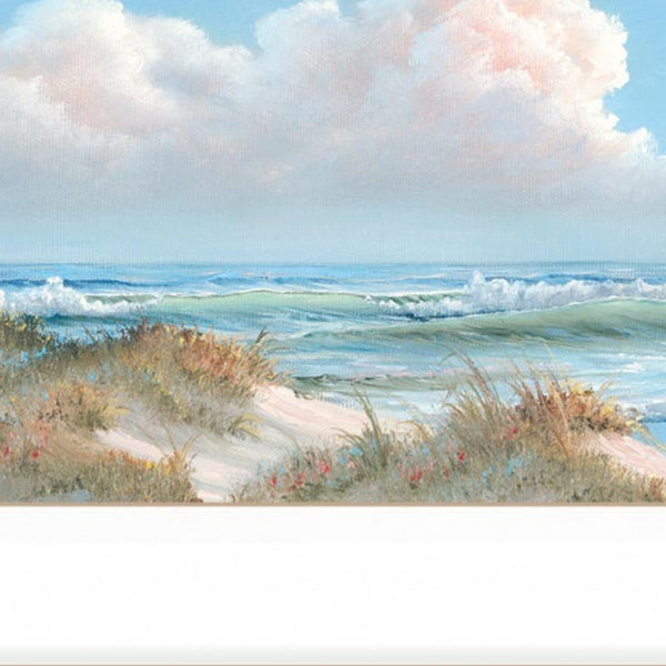 Homeroots Set Of Two The Seascape 2 White Framed Print Wall Art  Wood Print 407999