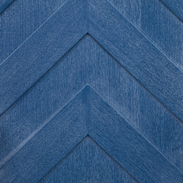 English Elm K&K Farmhouse Kitchen Island with 3D Wave Stripes Ash Veneer, Drop Leaf, Rolling Cart Storage Navy Blue N707P207915E