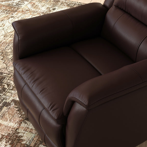 English Elm Global Home Swivel Glider Recliner In Madras Brown – Timeless Comfort & Elegant Design For Any Space B339P333953