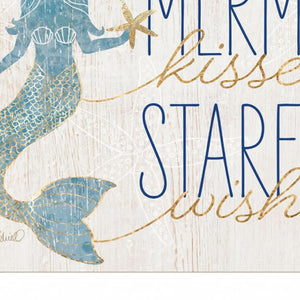 HomeRoots Set of Two Framed Mermaid Prints - Coastal Charm Wall Art for Modern Farmhouse Decor White 408007