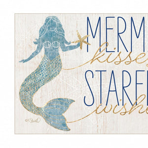 HomeRoots Set of Two Framed Mermaid Prints - Coastal Charm Wall Art for Modern Farmhouse Decor White 408007