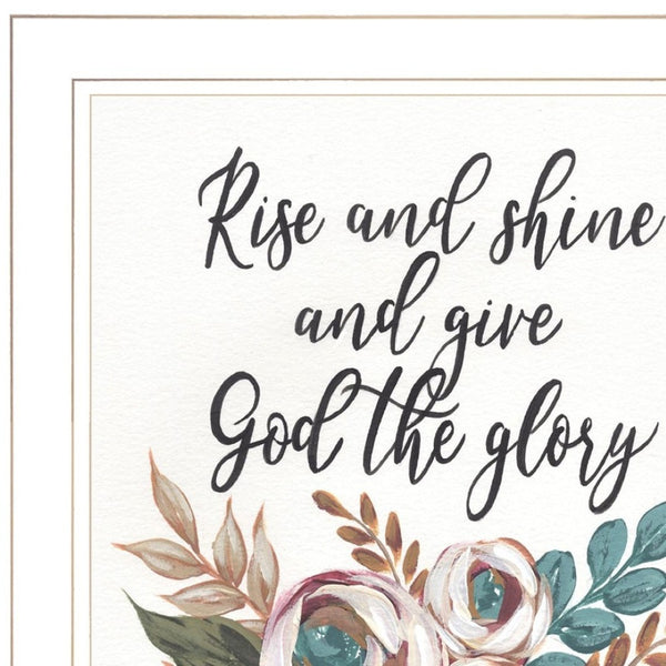 HomeRoots Set of Three Rustic Farmhouse White Framed Kitchen Prints – Uplifting Coffee-Inspired Art Decor 408029