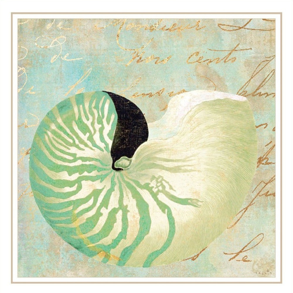 HomeRoots Set of Four Ocean Prints - White Framed Coastal Wall Art for Modern Farmhouse Decor, 29" x 29" 408058