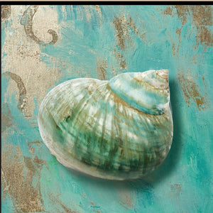 Homeroots Set Of Two Azurica I And Sea Ii 1 Black Framed Print Wall Art Black And Gold Wood Print 408061