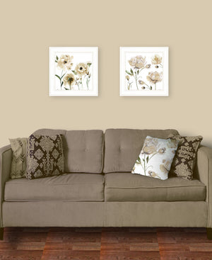 Homeroots Set Of Two Brittany I And Sea Ii 1 White Framed Print Wall Art White Wood Print 408067
