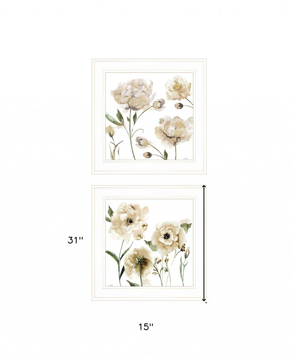 Homeroots Set Of Two Brittany I And Sea Ii 1 White Framed Print Wall Art White Wood Print 408067