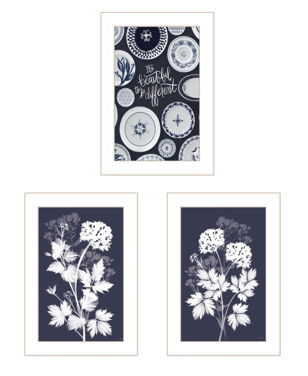 HomeRoots Set of Three Framed Prints - Embrace Individuality with Modern Farmhouse Wall Art Decor 408185