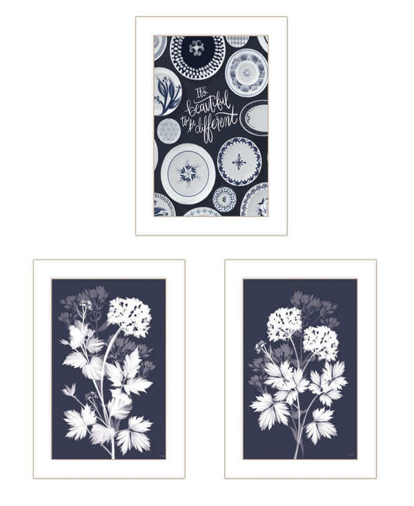 HomeRoots Set of Three Framed Prints - Embrace Individuality with Modern Farmhouse Wall Art Decor 408185