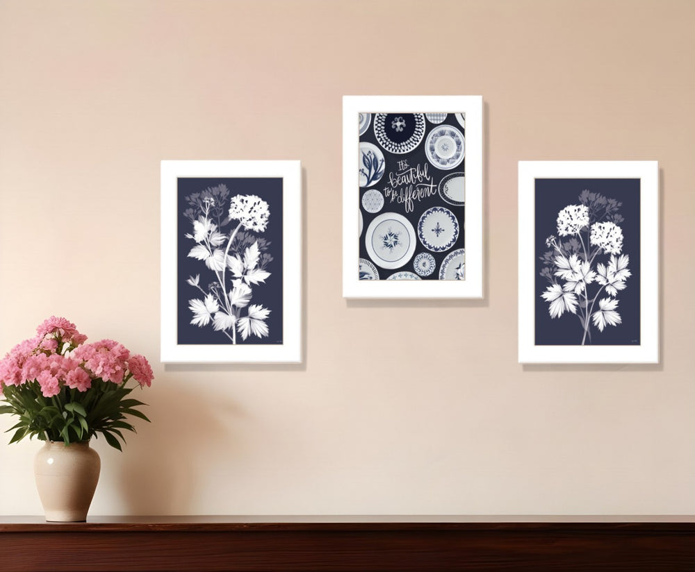 HomeRoots Set of Three Framed Prints - Embrace Individuality with Modern Farmhouse Wall Art Decor 408185