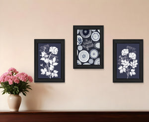 Homeroots Set Of Three Its Beautiful To Be Different Black Framed Print Wall Art Charcoal Wood Print 408186