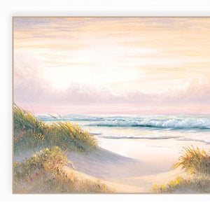 Homeroots Set Of Two The Seascape 1 White Framed Print Wall Art  Wood Print 408206
