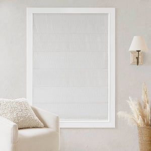 English Elm 1 Blackout Cordless Roman Shade 31x64" Energy Saving Light-Blocking Polyester Drapery Panel, Easy Install White 5.63 L x 9.25 W x 8.07 H B035P319841