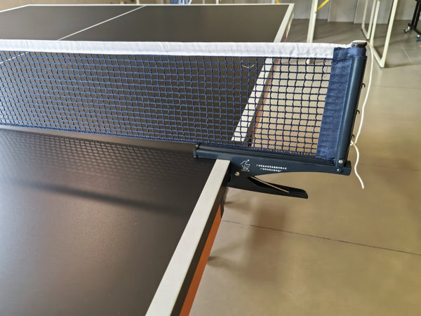 English Elm Double Fish Nylon Blend Table Tennis Net Set with Secure Clamps for Home or Club Play W3087P376638