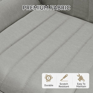 English Elm Modern Dining Chairs Set Of 2 - Comfy Upholstered Fabric Seating With Metal Legs For Any Space T3950P394358