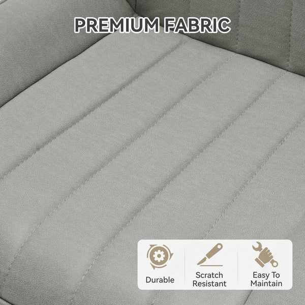 English Elm Modern Dining Chairs Set Of 2 - Comfy Upholstered Fabric Seating With Metal Legs For Any Space T3950P394358