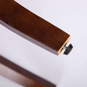 English Elm Mid Curved Back Dining Chairs Set of 2 with Copper Nail Trim, High-Density Foam Seats, Walnut Legs Gray W1143P186367