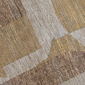 English Elm Marlatt 8x10 Area Rug - Handwoven Jute Blend, Natural Gold Kilim Pattern, Durable Eco-Friendly Fiber B136P188391