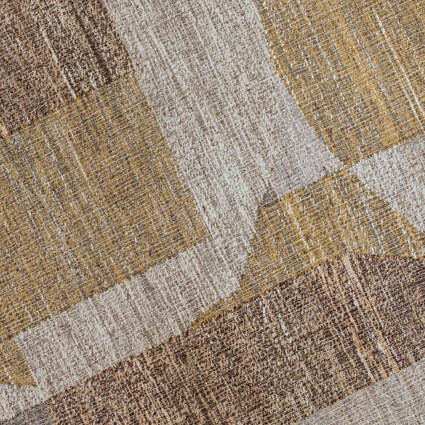 English Elm Marlatt 8x10 Area Rug - Handwoven Jute Blend, Natural Gold Kilim Pattern, Durable Eco-Friendly Fiber B136P188391