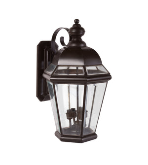 Artistic Lighting Outdoor Wall Lantern in Aged Copper with Beveled Glass 4092-AC Elk Lighting