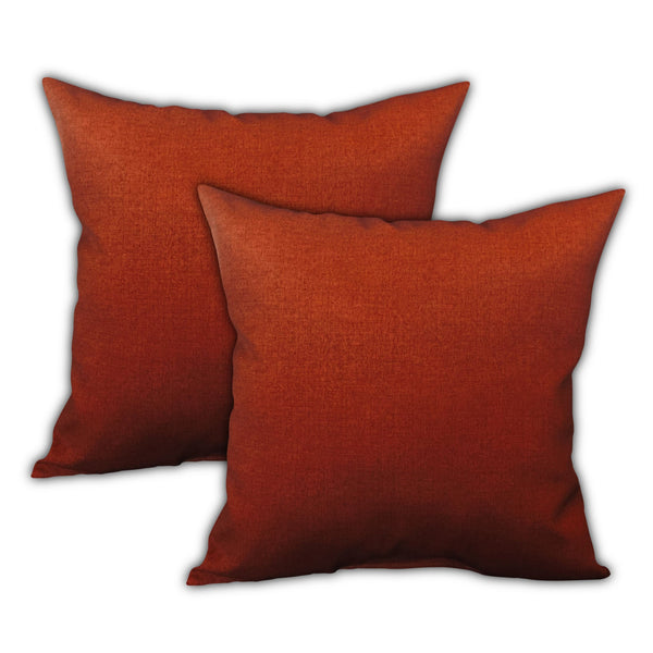 Homeroots Set Of Three 18" X 18" Black And Red Blown Seam Floral Throw Indoor Outdoor Pillow  Uv Protected Polyester 409663