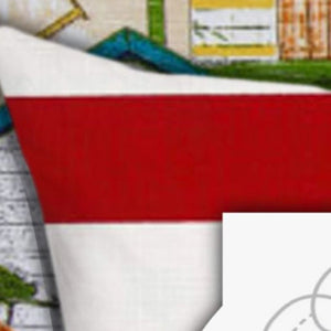 Homeroots Set Of Three 18" X 18" Orange And White Zippered Striped Throw Indoor Outdoor Pillow  Uv Protected Polyester 409693