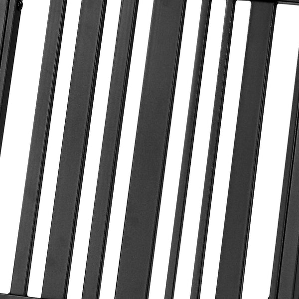 English Elm Brown Slat Back Side Chairs (Set Of 2) - Rustic Comfort With Stylish Design For Modern Farmhouse Decor B062P209299