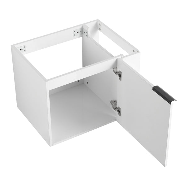 English Elm 24" Modern Bathroom Vanity Sink Combo - Stylish White Oak Cabinet With Soft-Close Doors & Storage W1972P204943