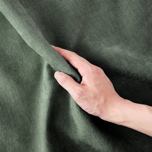 English Elm Three-Seater Chenille Sofa Set With Modular Ottomans, Elegant Design, High-Resilience Comfort, Green W714S01217-GIGA