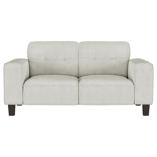 English Elm Slater Faux Leather Manual Reclining Sofa Set with Track Arms for Living Rooms B062S01479