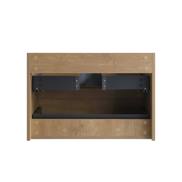 English Elm Alice30-106, Wall Mounted Oak Vanity Cabinet Two Soft Close Drawers Basin Free W1865P147102