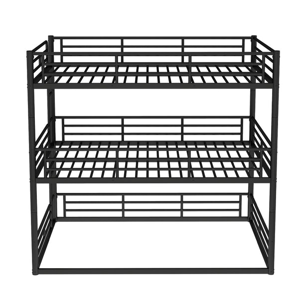 English Elm Twin Xl Solid Pine Loft Bed with Built-in Led Lighting and Storage Shelves Black W1580S00582