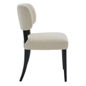 English Elm Wooden Farmhouse Dining Chairs Set of 2 Upholstered Seats Solid Legs for Kitchen W3244P392827
