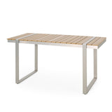 Christopher Knight Home® - Noble House - Cibola Outdoor Aluminum Dining Table