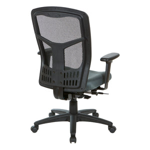 OSP Home Furnishings Progrid® High Back Ergonomic Mesh Office Chair with Lumbar Support and Adjustable Arms 90662-2M
