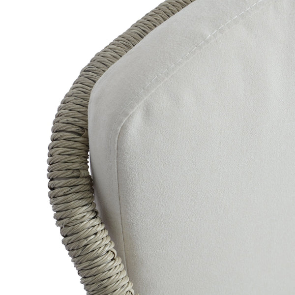 English Elm Christopher Knight Home® - 7 Outdoor Dining Set with Acacia Wood Table & 6 Iron Frame PE Rattan Chairs — Durable Patio Entertaining Ensemble Black+Grey,Natural N768P182296G_6_N768P190946T