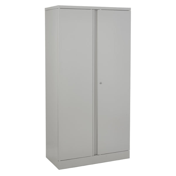 OSP Home Furnishings 72" Osp Furniture Tall Lockable Office Storage Cabinet with Four Adjustable Shelves ST723618-G
