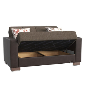 English Elm Primenest Zenaero Convertible Upholstered Loveseat With Hidden Storage – Perfect For Small Spaces! B030P281753-GIGA