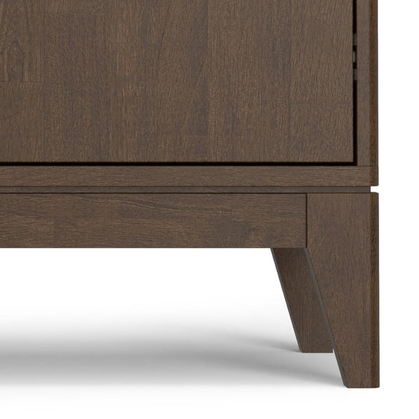 English Elm Harper Solid Wood Buffet with Tapered Legs and Notched Pulls for Dining Rooms B136P439007