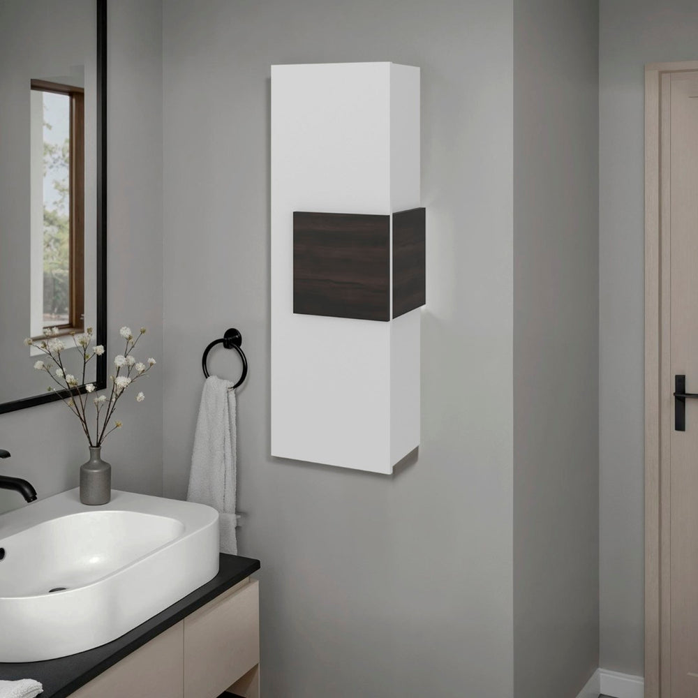 English Elm Vanguard Wall Mount Medicine Cabinet with Three Shelves for Bathroom Organization B070P490011