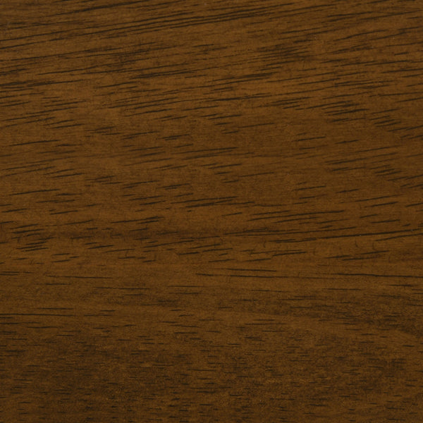 English Elm Marcella Mid-Century 7-Piece Dining Set in Dark Walnut with Angular Wood Chairs and Splayed Legs (Brown) B062S00889