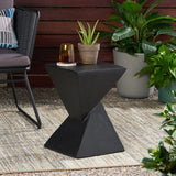 Christopher Knight Home® - Noble House - Tess Outdoor Lightweight Concrete Accent Table