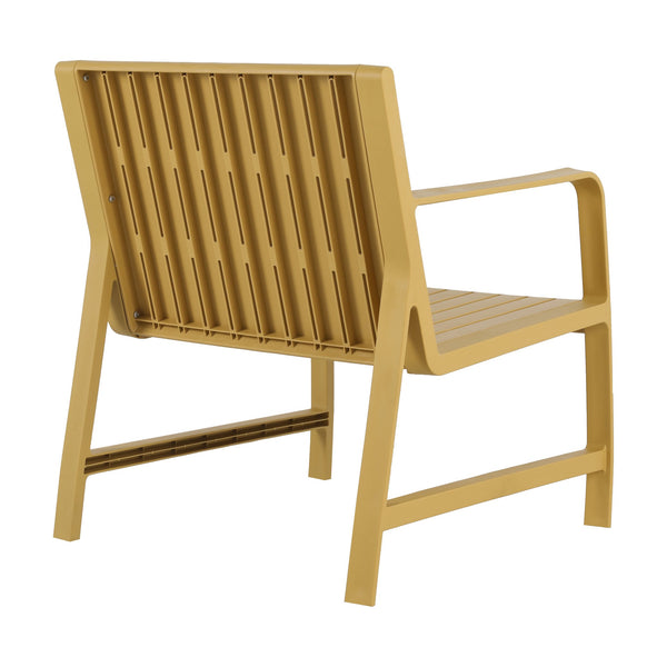 English Elm 2-Piece Indoor/Outdoor Furniture Set - Ergonomic, Waterproof, Easy-Clean Patio Chairs & Table In Yellow W3450P323305