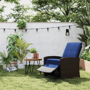 English Elm Outsunny Outdoor Wicker Swivel Recliner Chair With Water-Resistant Cushions For Ultimate Comfort W2225P249604-GIGA