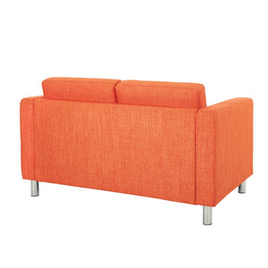 OSP Home Furnishings Pacific LoveSeat Tangerine