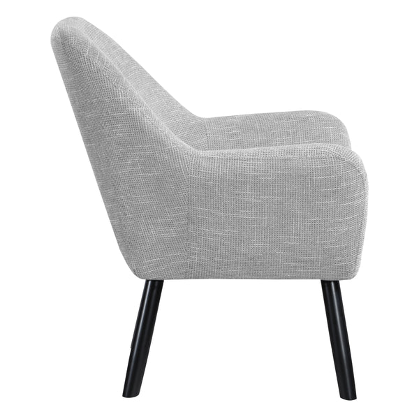 OSP Home Furnishings Della Mid-Century Chair Grey