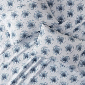 English Elm 4PCS Queen Sheet Set 100% Cotton Percale Breathable Soft 300TC Bed Sheets Deep Pocket Pillowcases B035P341184