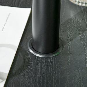 English Elm Outsunny 23.5" Portable Beach Umbrella Table Tray With Wine Holders, Towel Rack For Pool & Patio W2225P174216-GIGA