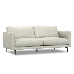 English Elm Stevens 81-Inch Sofa - Luxurious Semi-Aniline Leather, Eco-Friendly Design, Perfect For Any Space B136P364287-GIGA