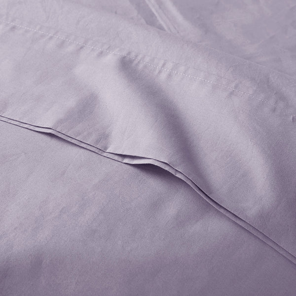JLA Home Madison Park - 200 Relaxed Cotton Percale Sheets — 100% 200TC breathable, lightly brushed, hypoallergenic hotel-quality set MP20-5397