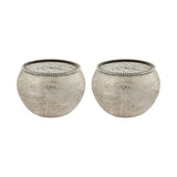 Forever Ball Vase - Set of 2 Silver 410079/S2 Elk Home